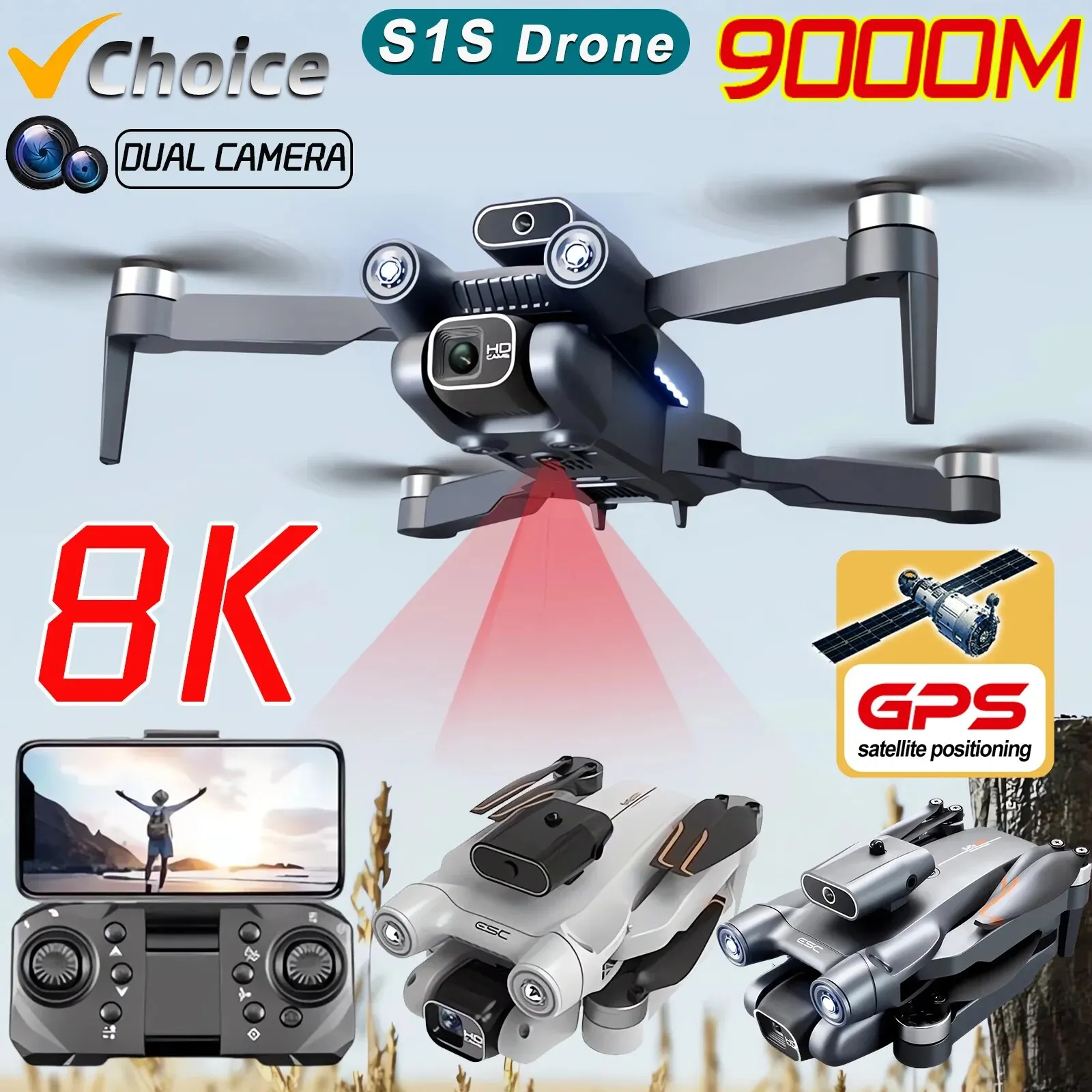 S1S 5G GPS Drone Caméra 8K, Mo - Drone Photogrammetry avis et prix