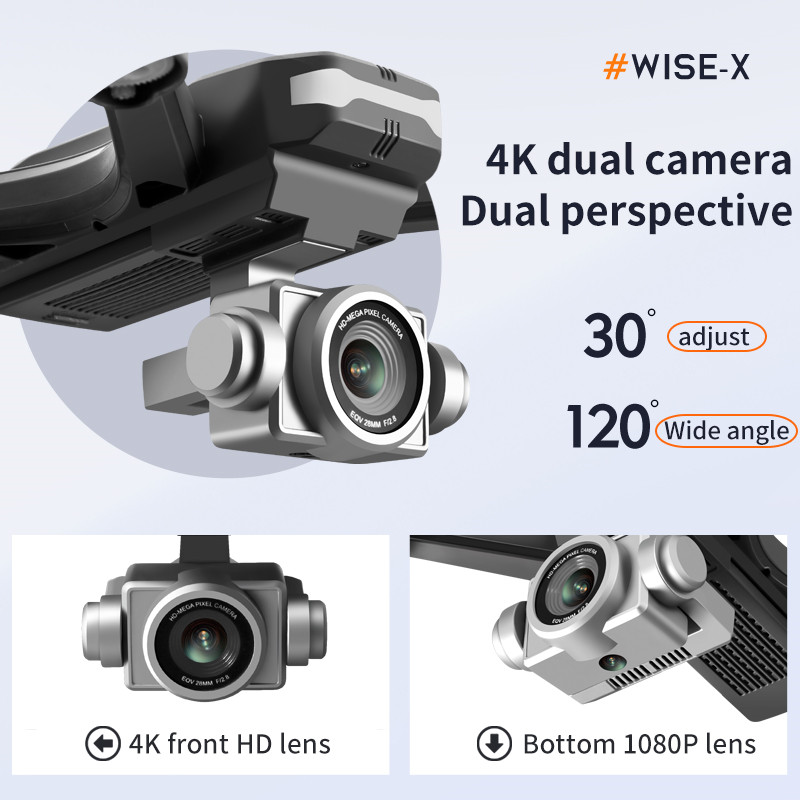 Drone 4DRC V14 4K HD, double c - Drone Video Production avis et prix