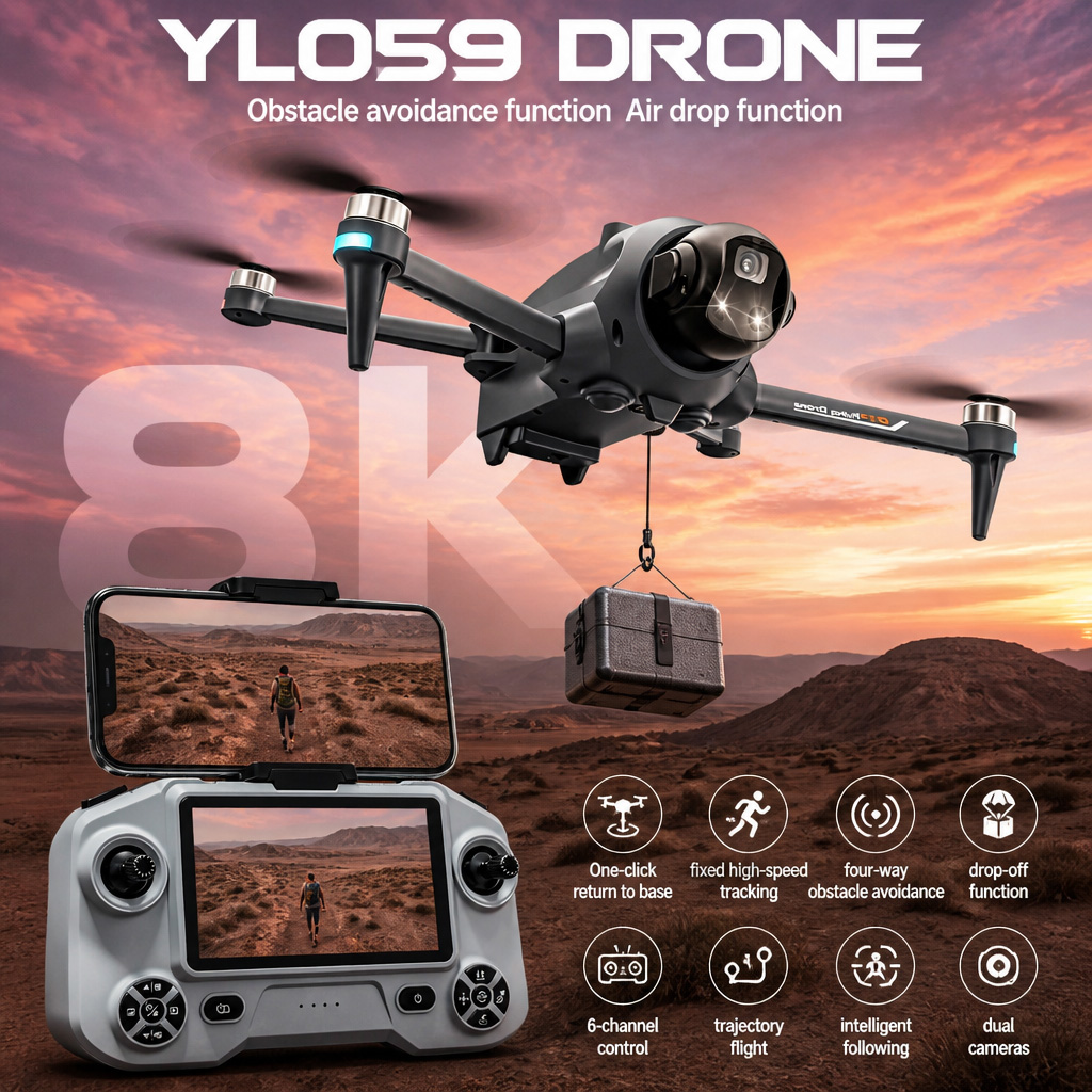 NOUVEAU Drone YL059 GPS avec R - Drone Surveying avis et prix